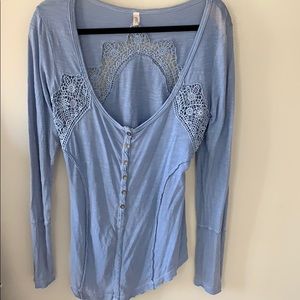 Free People long sleeve Henley
